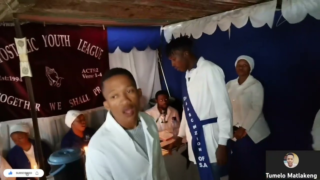 Apostolic Youth League Pre-Easter Service (Mantswe a supileng).Postola