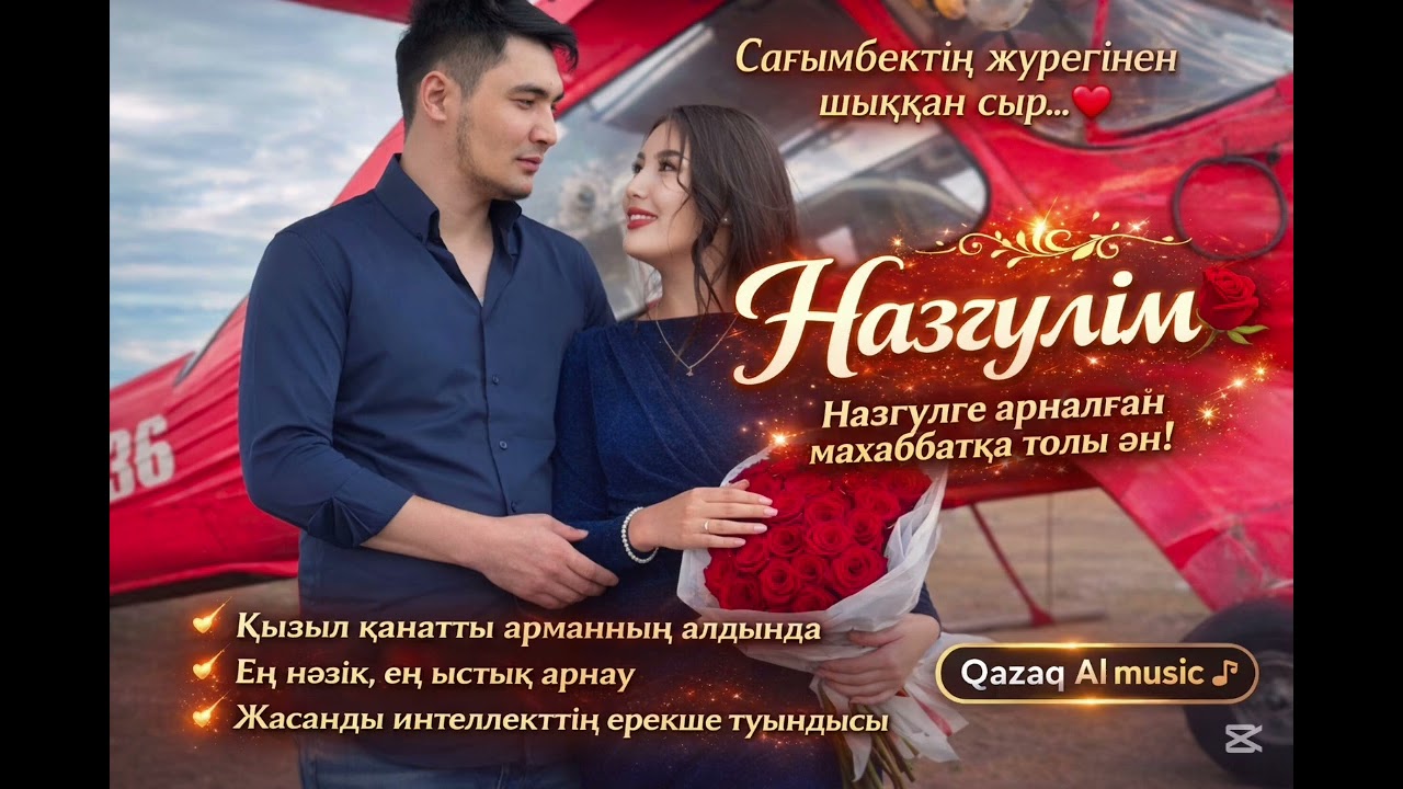 🎼 Әннің аты « Назгүлім 🌹» Сағымбектің жүрегінен шыққан сыр… ❤️
