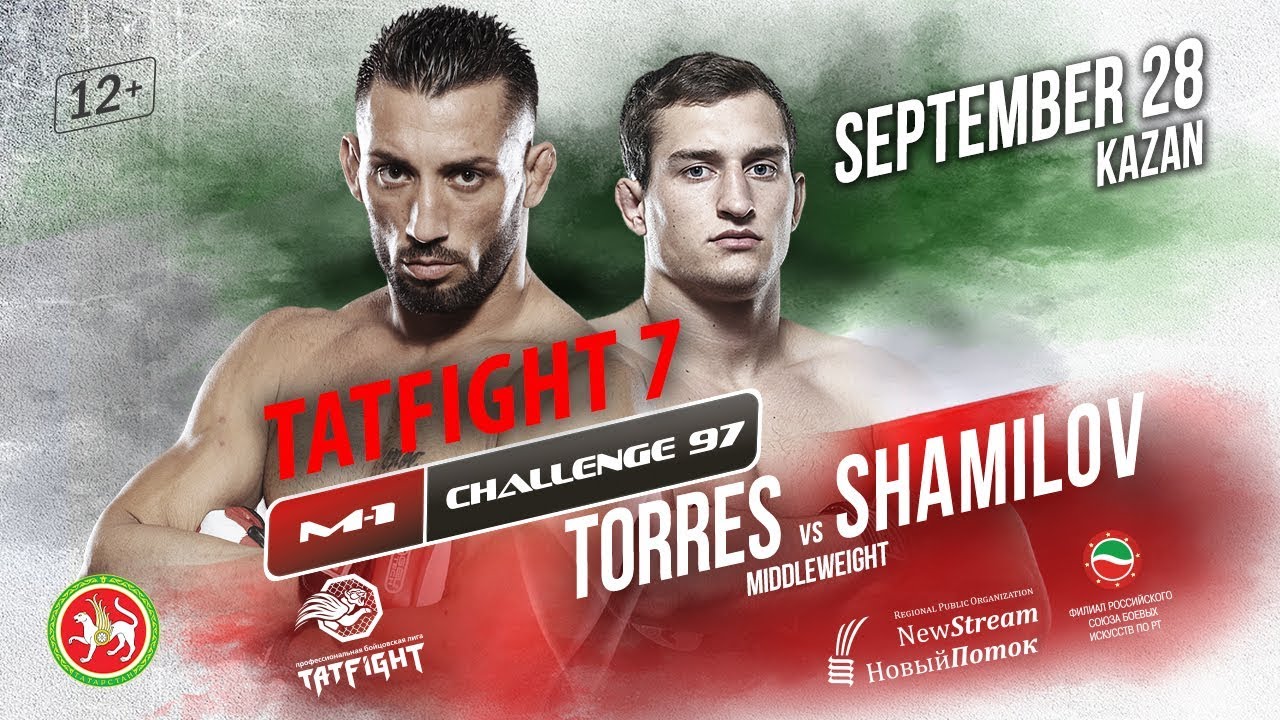 M-1 Challenge 97 & Tatfight 7: Энок Солвес Торрес vs Руслан Шамилов, 28 сентября