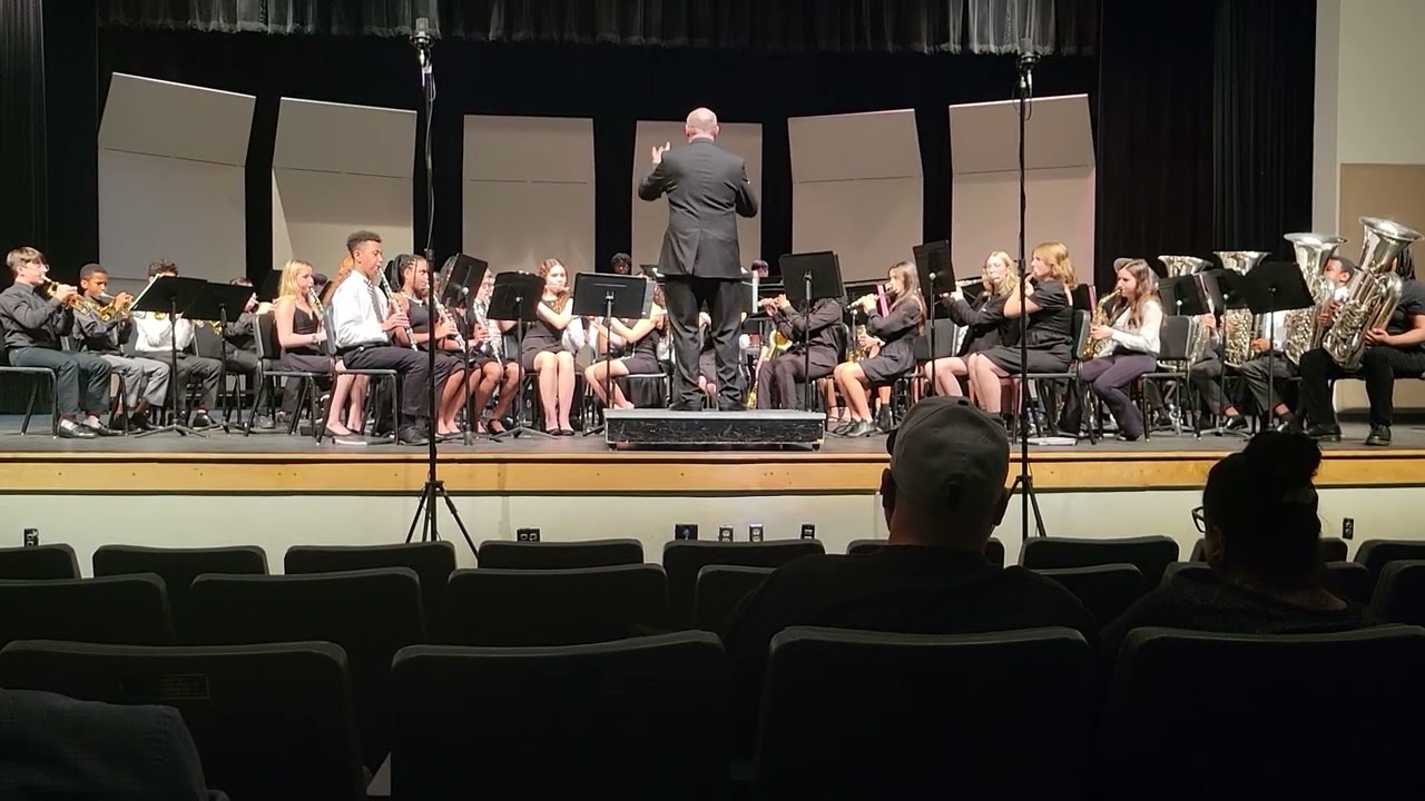Emerald Cove Middle School music performance Band evaluation 2023