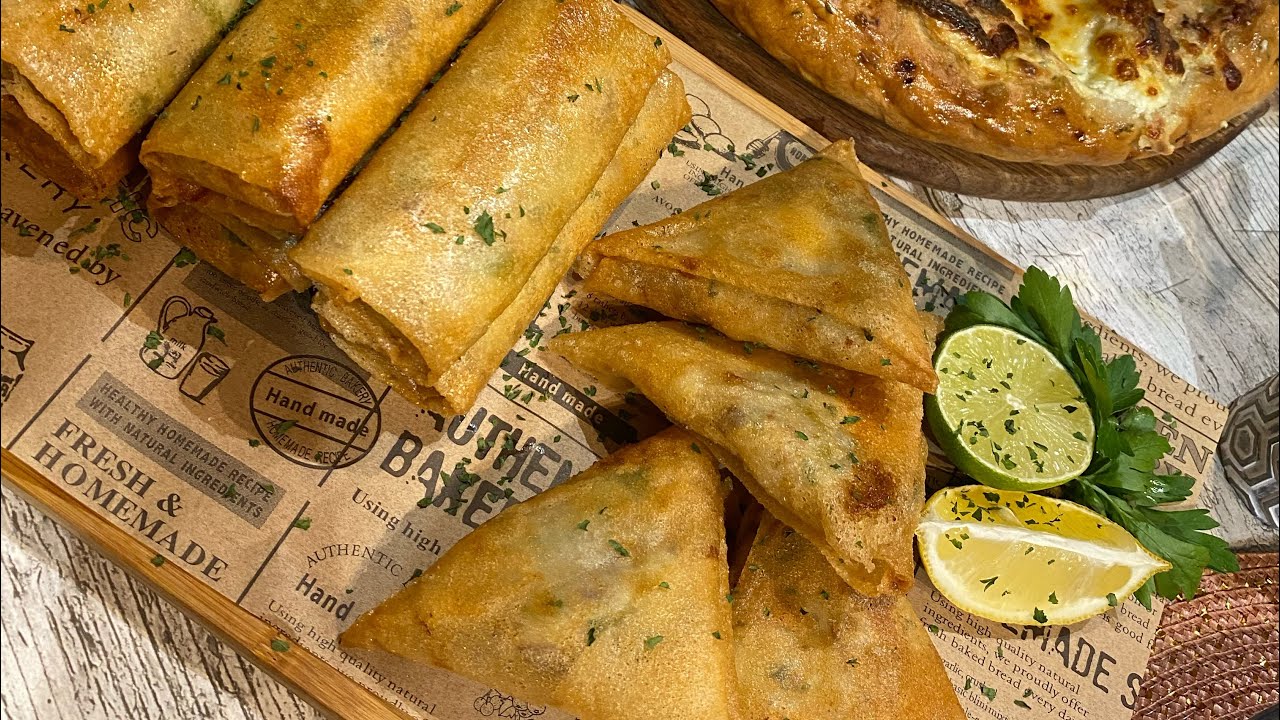 وصفة رائعة للبوراك وصمصة مالحة بالتونة ولا أروع  😉Bourek et samosa aux thon