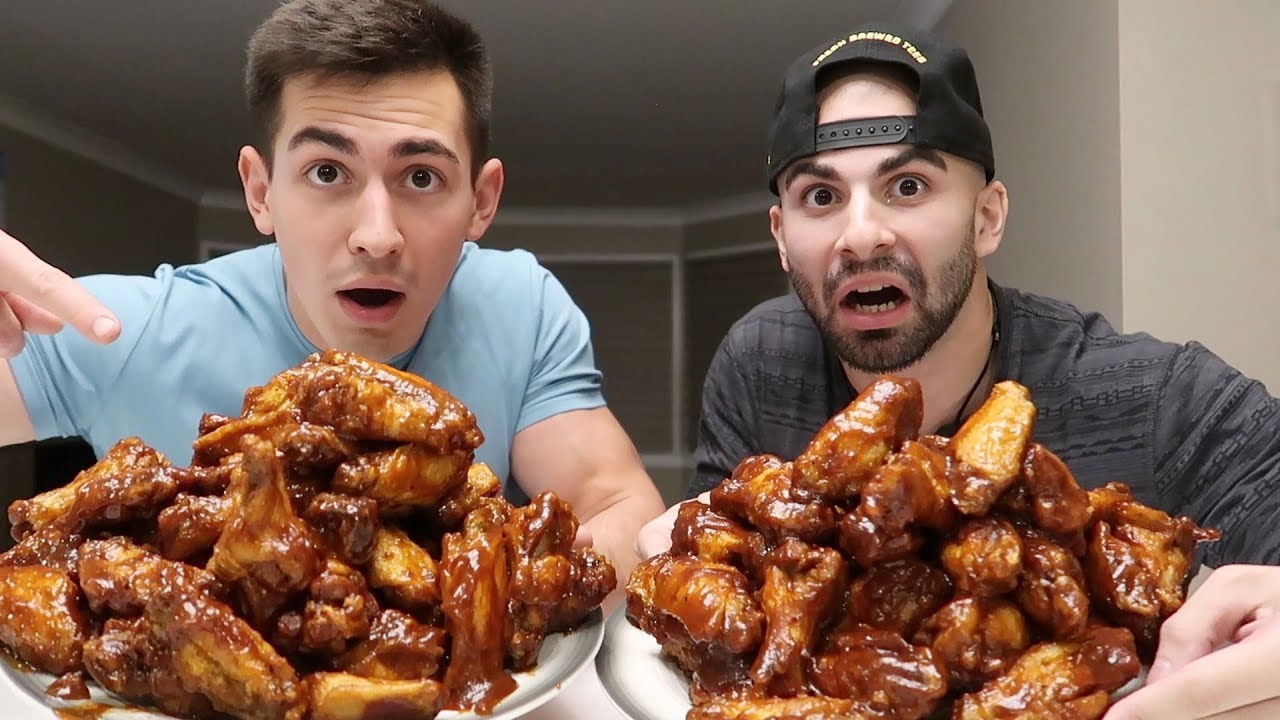 100 PUMPKIN SPICE WING CHALLENGE!!