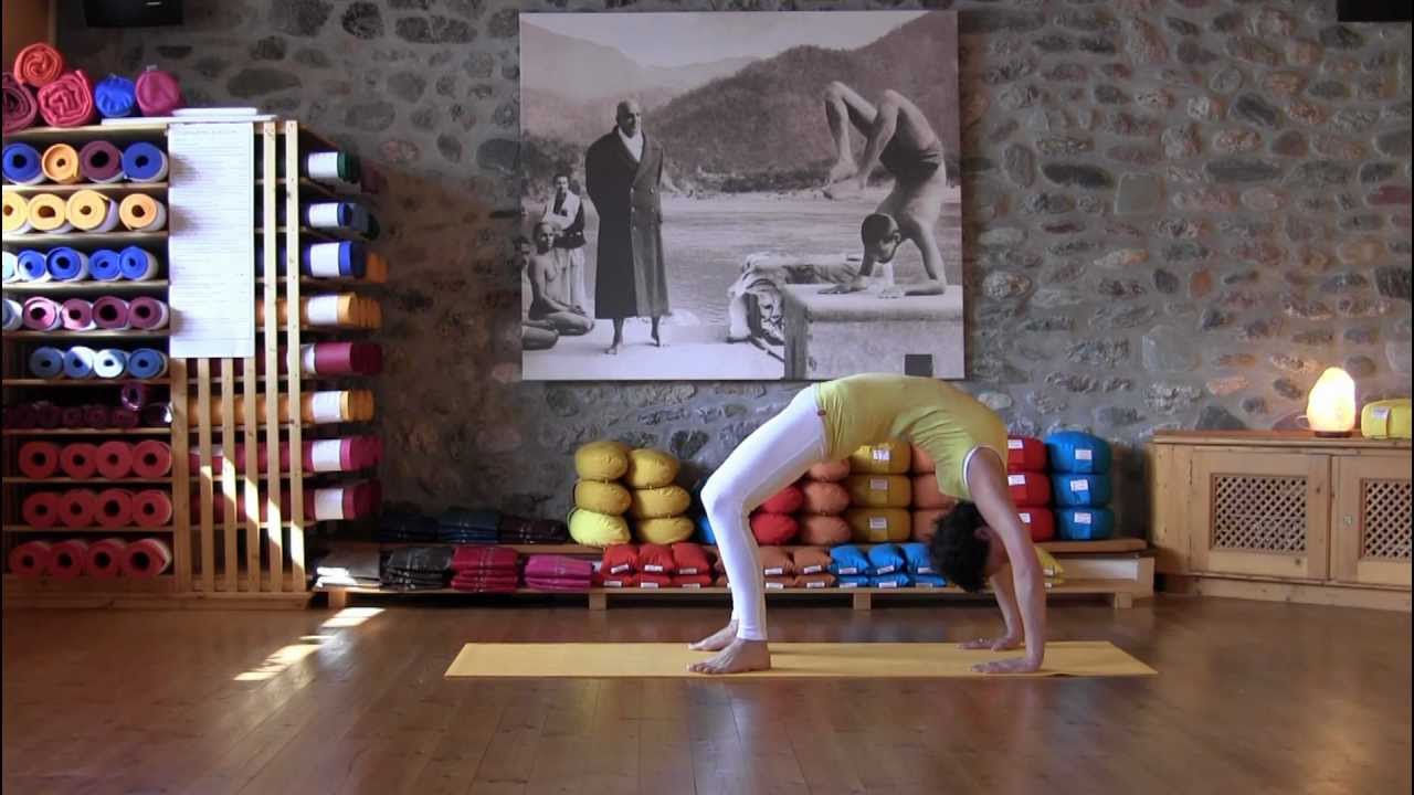 The Shoulderstand and variations from the Sivananda Yoga asana series