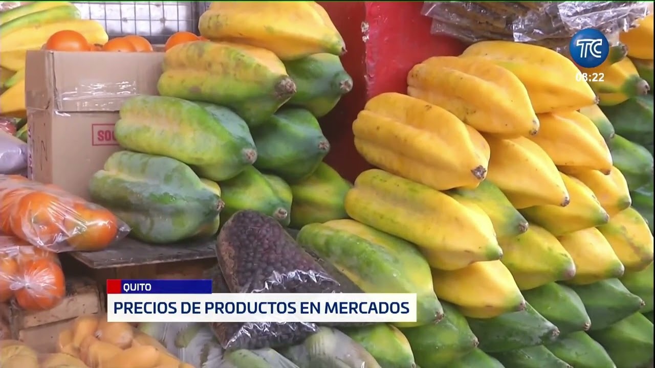 Aumento de precios de productos en mercados de Quito