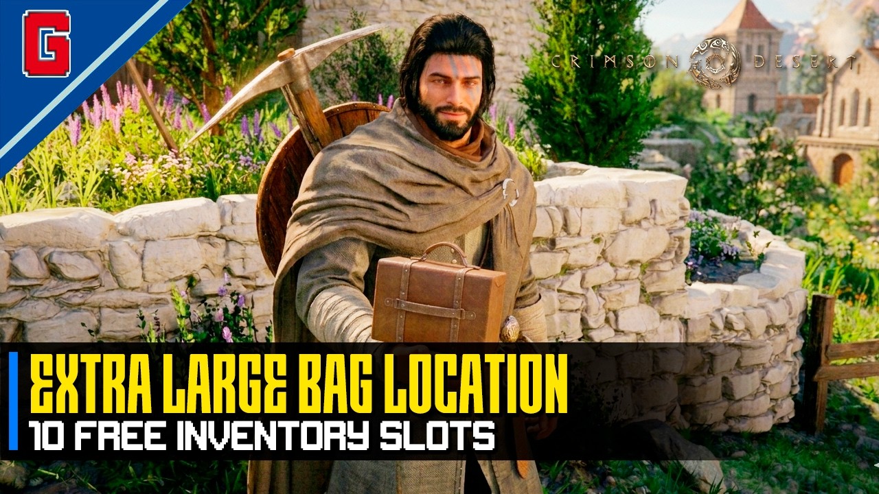 Unlock +10 FREE Inventory Slots! Extra Large Bag Location | Crimson Desert