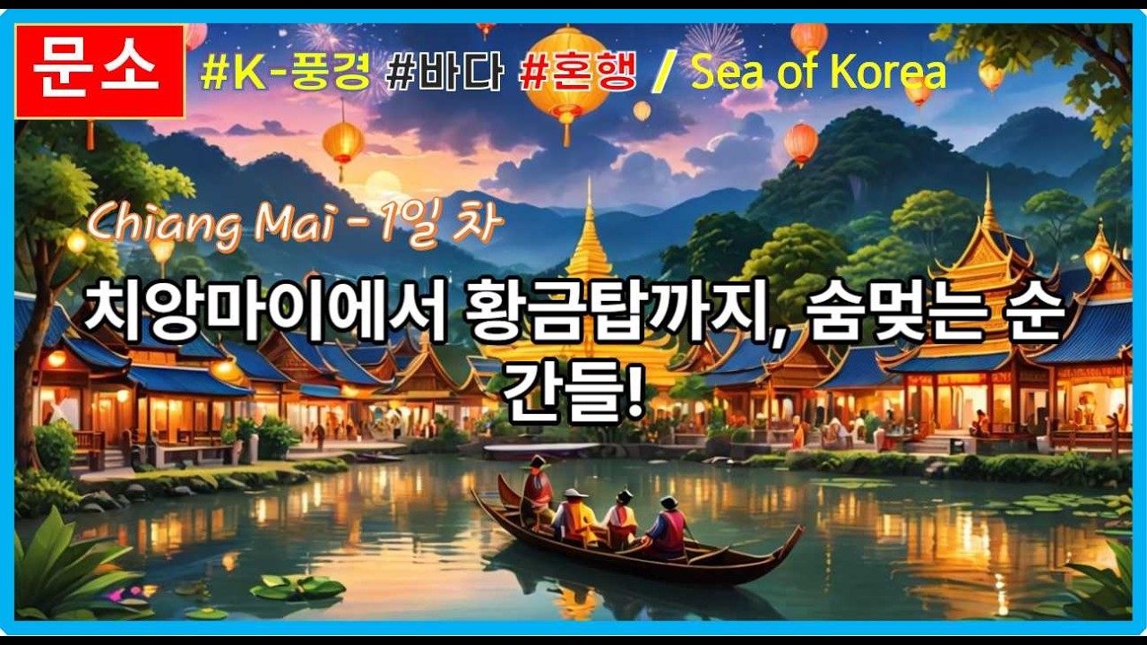 치앙마이에서 황금탑까지, 숨 멋눈 순간들! - 치앙마이 1일차