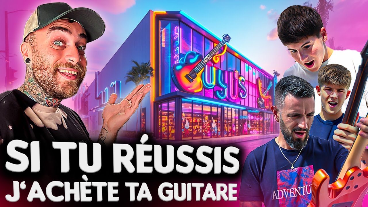 Je laisse ces guitaristes vider ma carte bleue...