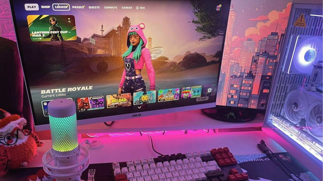 Chill Fortnite Night Gameplay | No Commentary | Cozy Lo-Fi