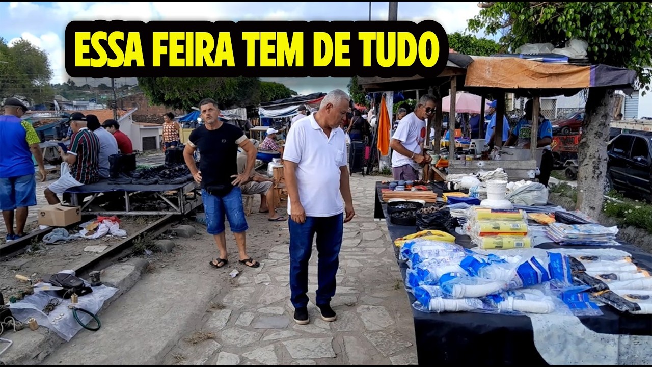 FEIRA DE TROCA TROCA EM SANTA RITA TEM DE TUDO NA PARA&Iacute;BA