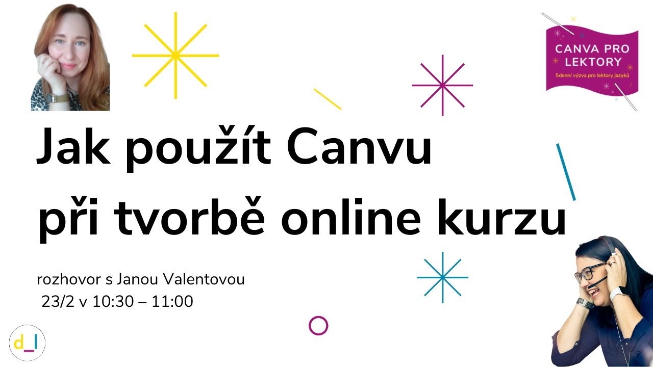 Canva jako pomocník při tvorbě online kurzu
