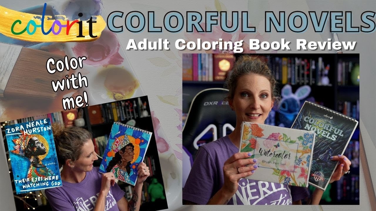 ColorIT COLORFUL NOVELS | Adult coloring book review!