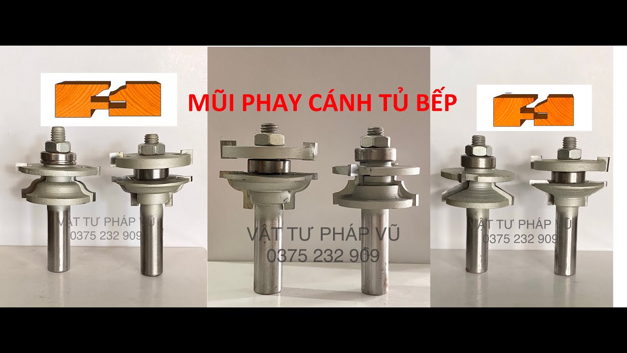 3 mẫu Mũi phay cánh tủ bếp | 0375 232 909