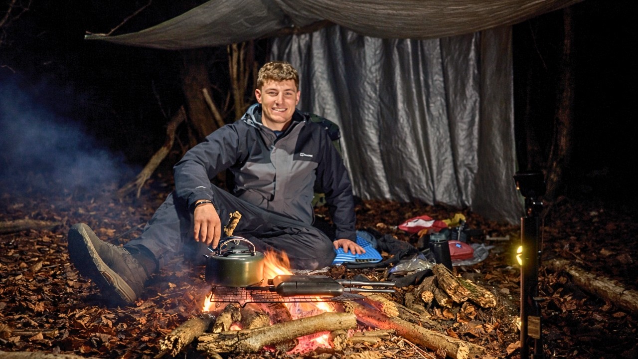 No Tent Winter Solo Camp