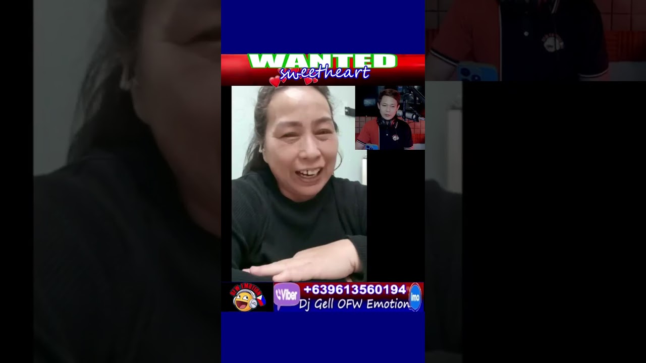 Live Now : Wanted Sweetheart with DJ Gell OFW Emotion Tv.Radio / Jan 30, 2026 / 7-10PM