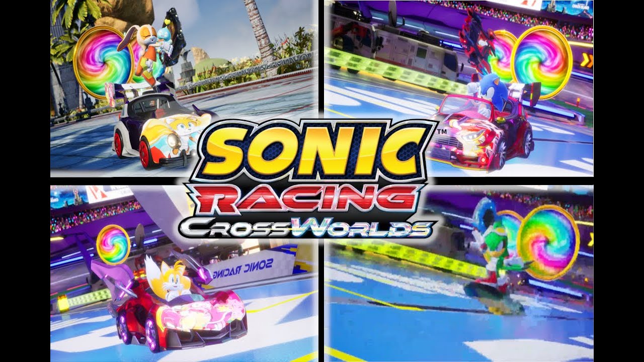 Новый Sonic Crossworolds Splitscreen Gampelay