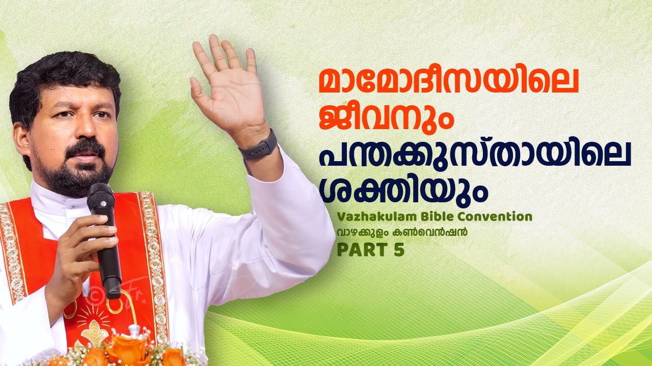 മാമോദീസയിലെ ജീവനും പന്തക്കുസ്തായിലെ ശക്തിയും. Fr. Daniel Poovannathil