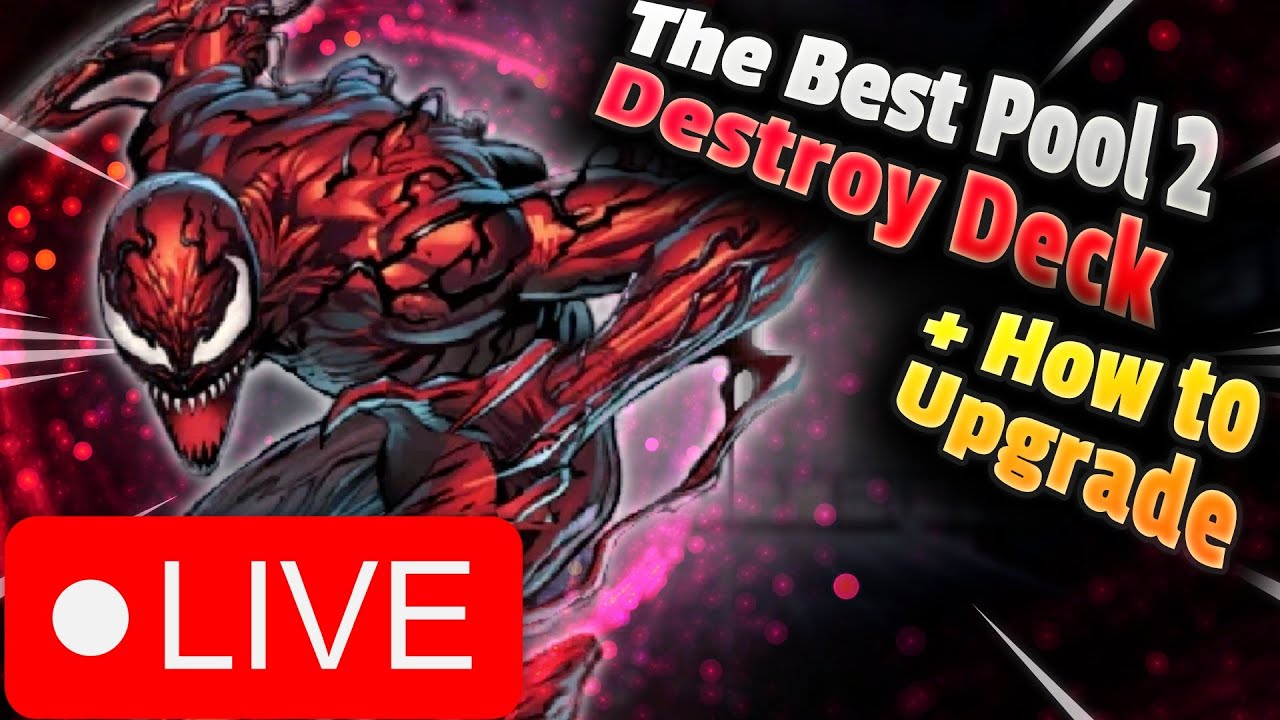 The BEST Pool 2 Destroy Deck and How To UPGRADE To Pool 3 Live - Marvel Snap Beginner Deck Guide