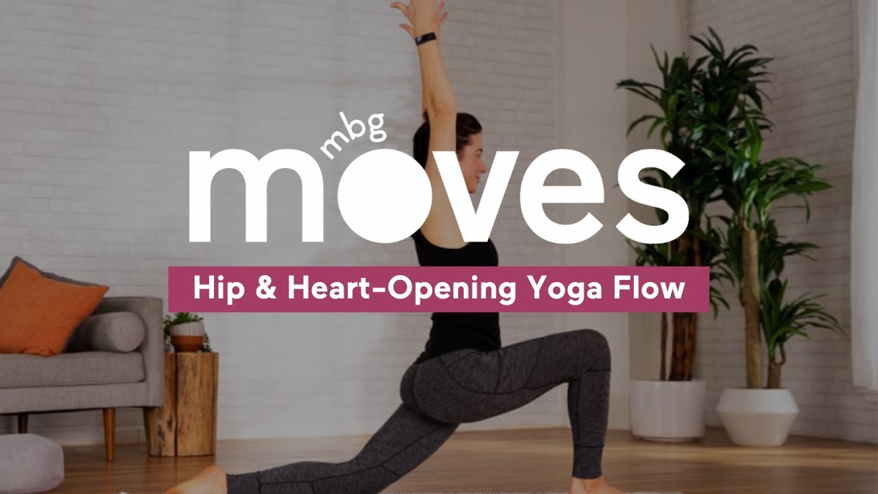 Hip & Heart-Opening Yoga Flow: mbg Moves With Juanina Kocher