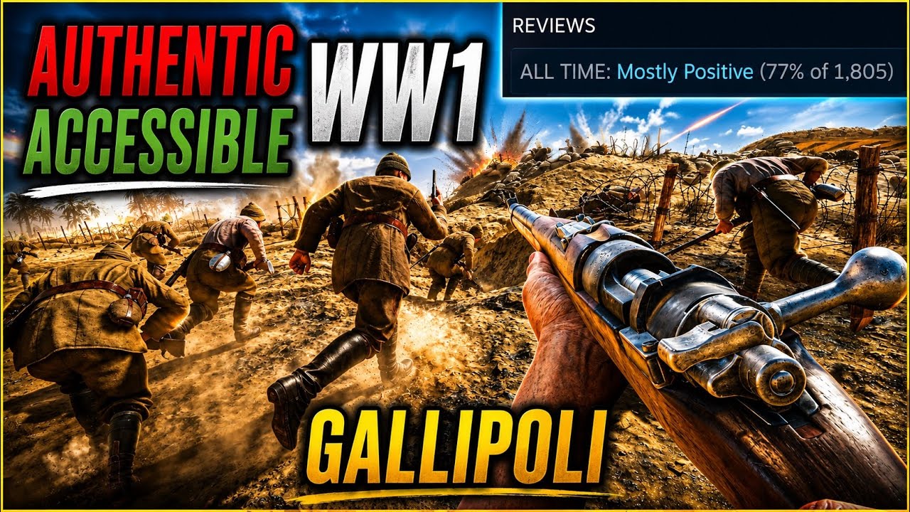 Новый FPS Gallipoli выводит игры про Первую мировую на новый уровень (по отличной цене)