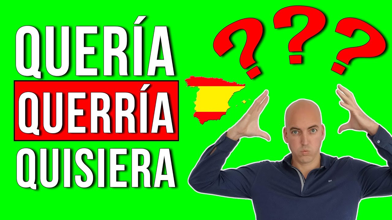 Quería, querría, quisiera: cortesía en español | Spanish culture