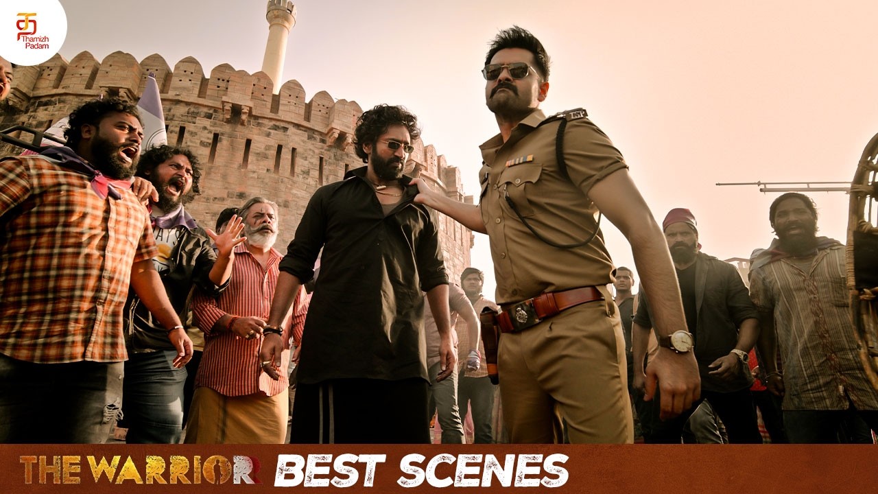 போலீஸ் கிட்ட யாராச்சும் வச்சிக்கிட்டிங்க | The Warriorr Best Scenes | Ram | Krithi | Lingusamy