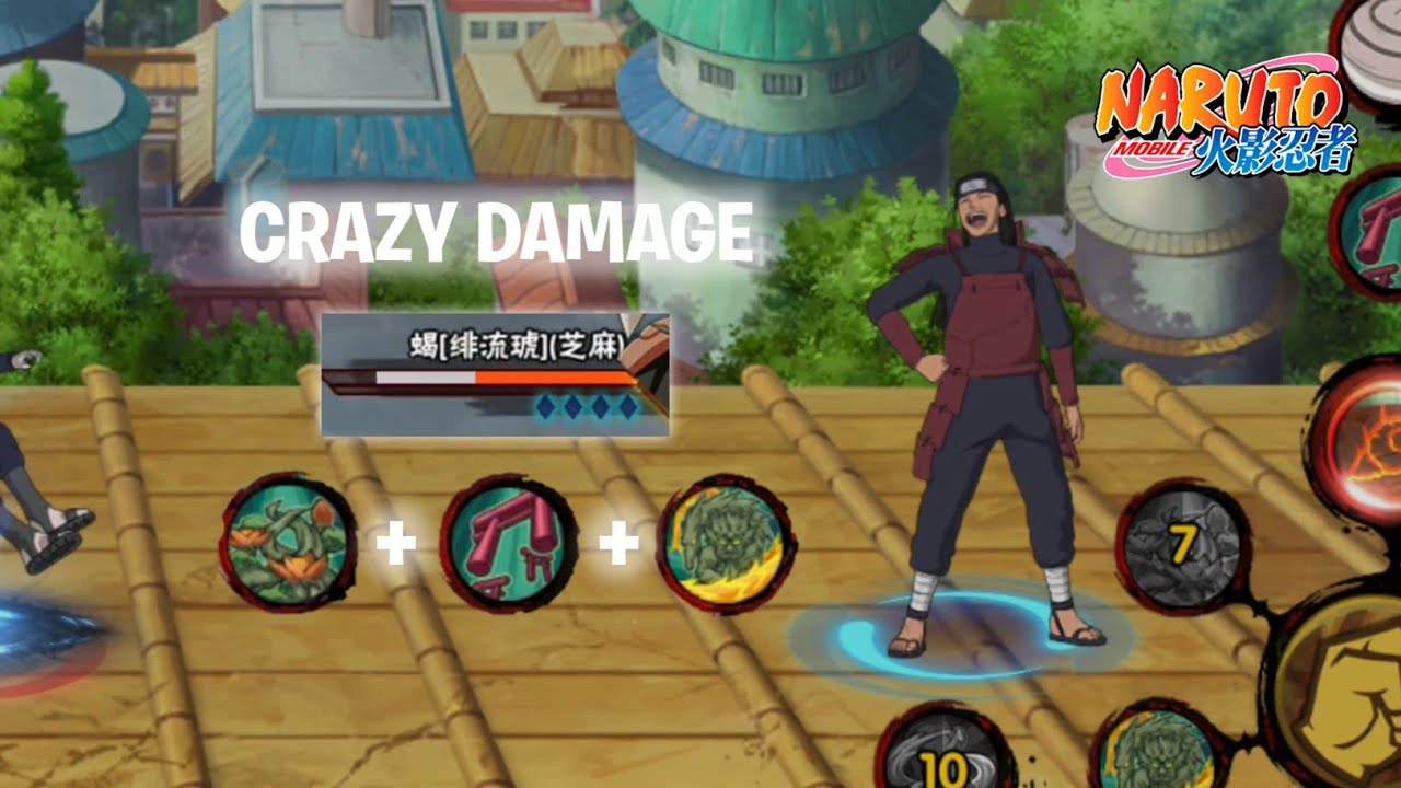 CRAZY DAMAGE ☠️ - HASHIRAMA EDO PVP RANKED GAMEPLAY | Naruto Mobile Fighter Tencent 