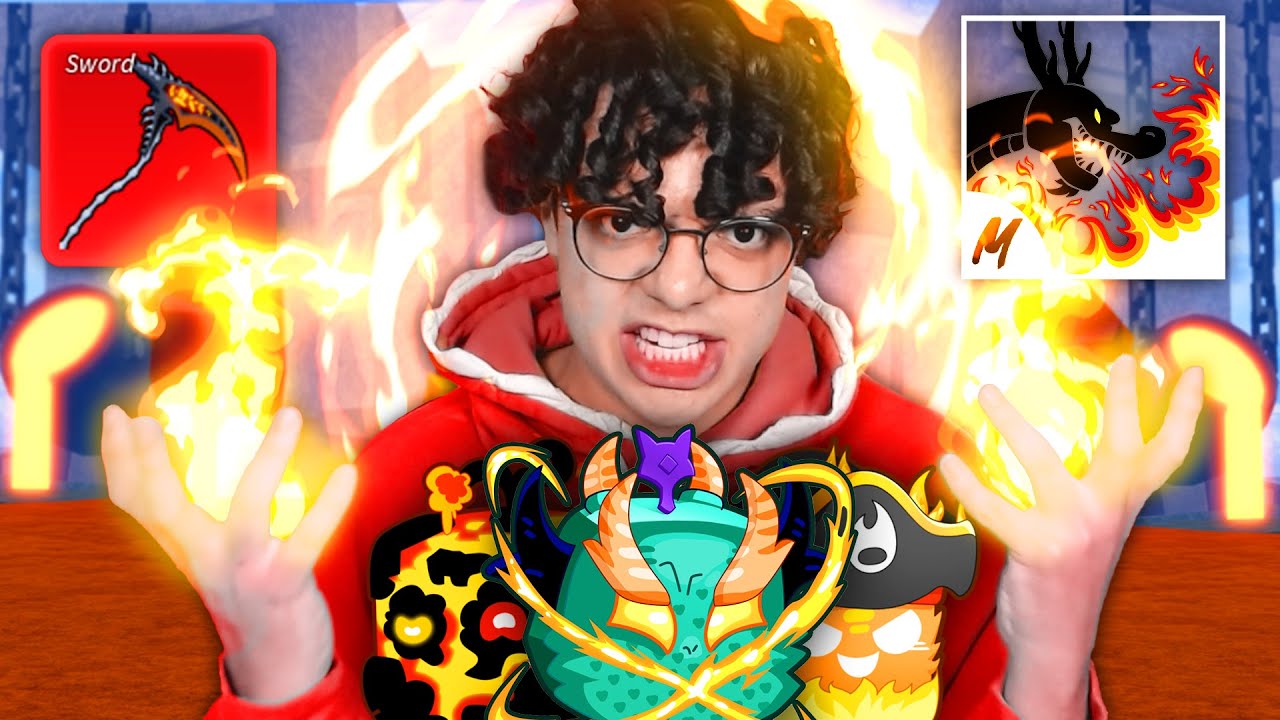 DESPERTANDO TODOS OS PODERES DE FOGO DO BLOX FRUITS EM UM VÍDEO!