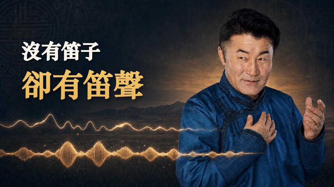 【課程精華】大師親自示範：失傳的古蒙古「哨音」是什麼樣？(Otgonhuu 呼麥系統課截取)