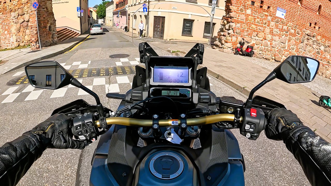 NEW 2025 Honda Africa Twin Adventure Sports | POV Test Ride | RAW Engine Sound