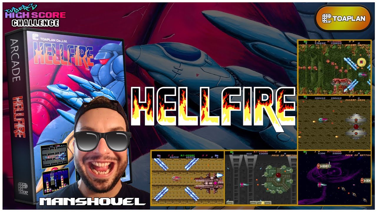 Hellfire (Arcade/MAME, 1989) -Tubers High Score Challenge S11