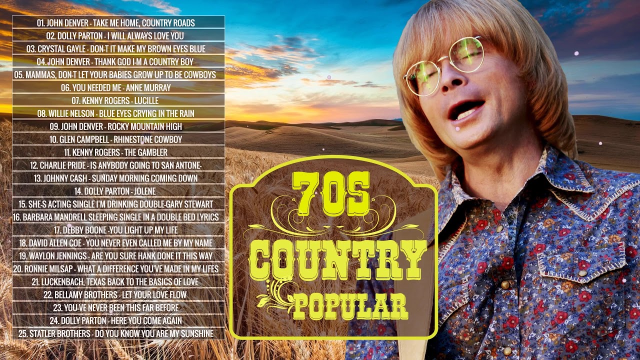 The Best 70s Country Music Hits | Greatest 1970's Country Songs Playlist