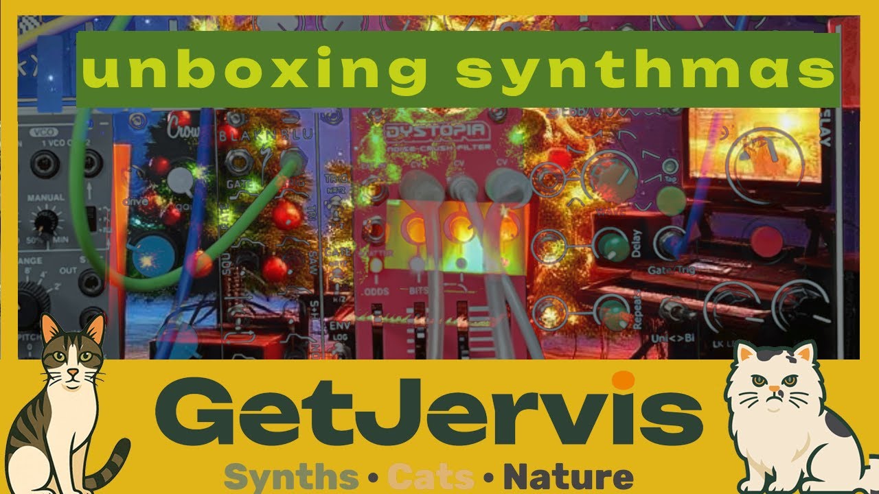 Unboxing post Giftmas chat #chat #cat #synth #christmas #synth #presents