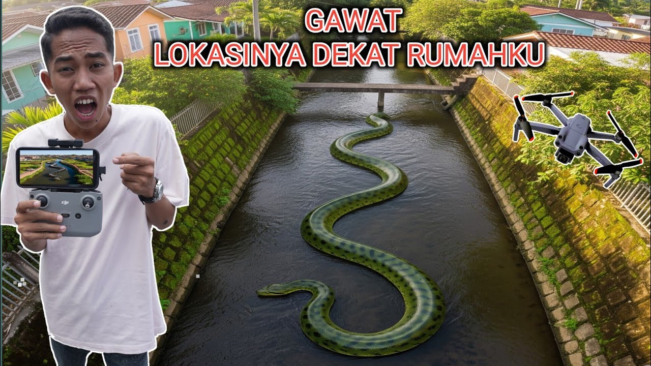 NG3RI😱PEN4MPAKAN UL4R TITANOBOA TERLIHAT DIDEKAT RUMAH ARIK?? BIKIN PANIK! | Mikael TubeHD