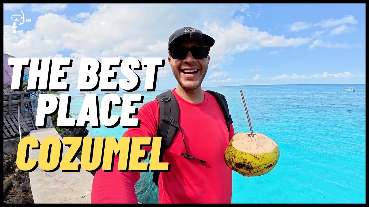 PUERTO DE ABRIGO / El mejor lugar de COZUMEL / El mar mas bonito de la isla.