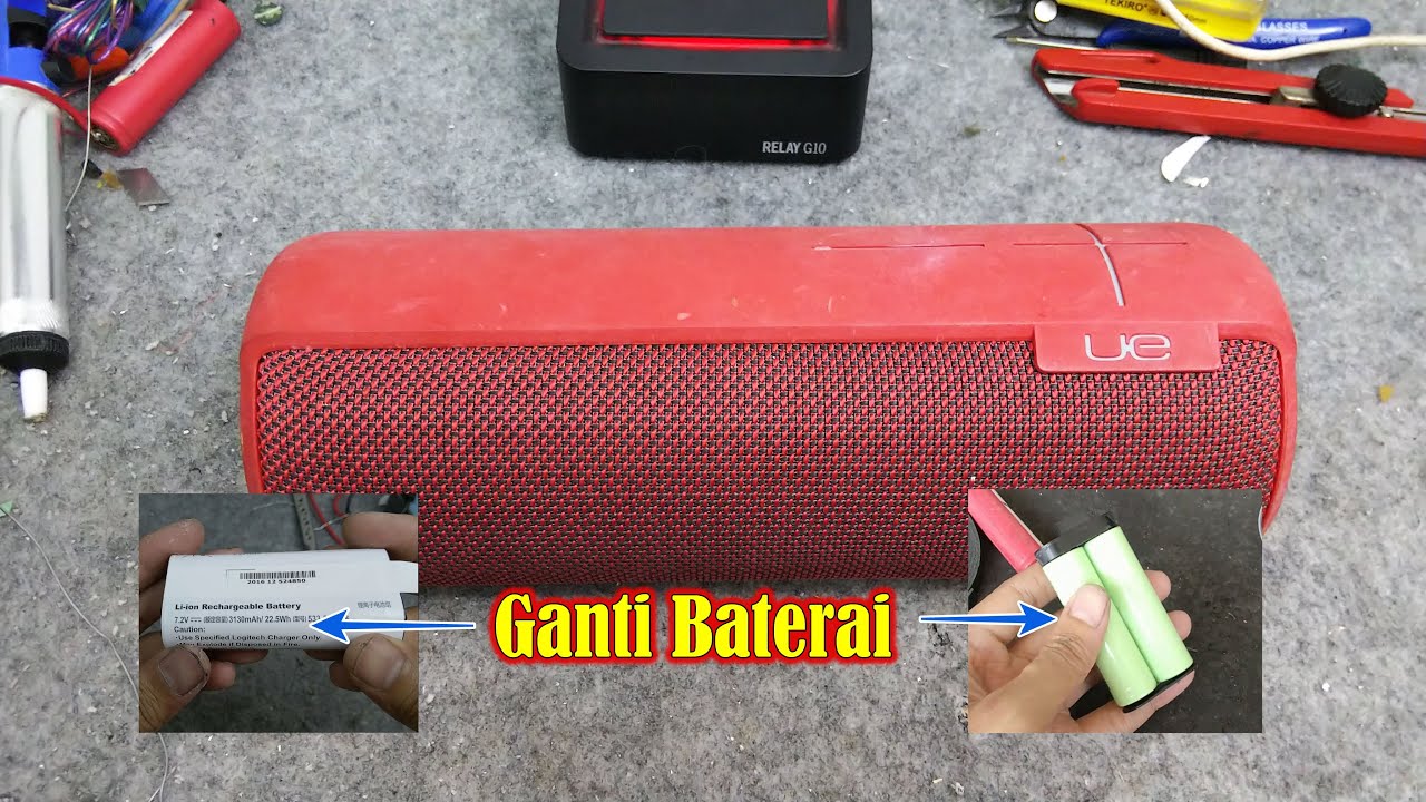 Mengganti Baterai Ultimate Ears MegaBoom