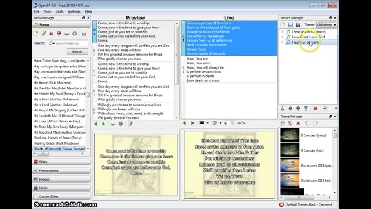 Add a New Song to OpenLP