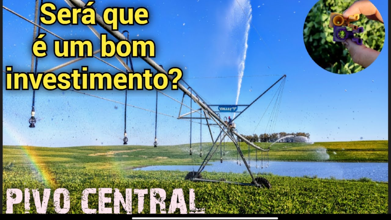 PIVO DE IRRIGAÇÃO DA SOJA,ótimo INVESTIMENTO pra você 👍 veja como funciona!