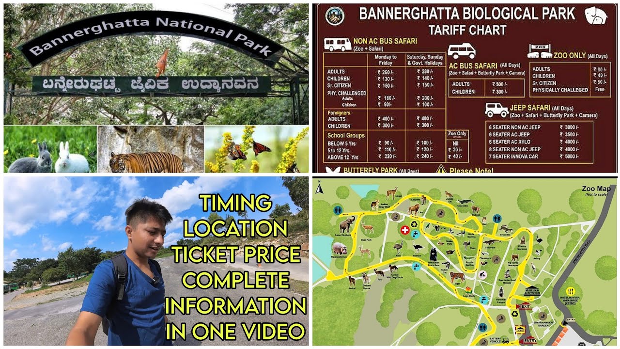 How to travel Bannerghatta biological park from Majestic Bangalore to Bannerghatta zoo