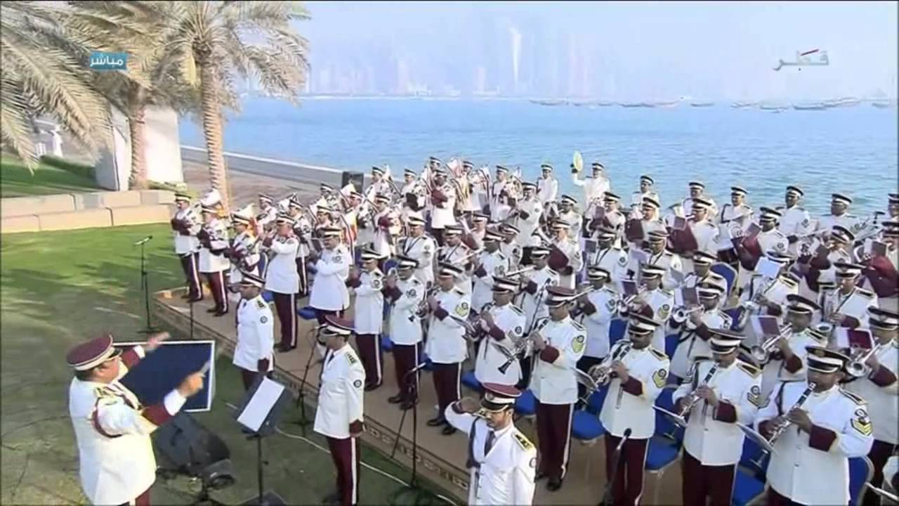 أمير قطر يشهد الأحتفال بمسير اليوم الوطني  18-12-2014  ج1