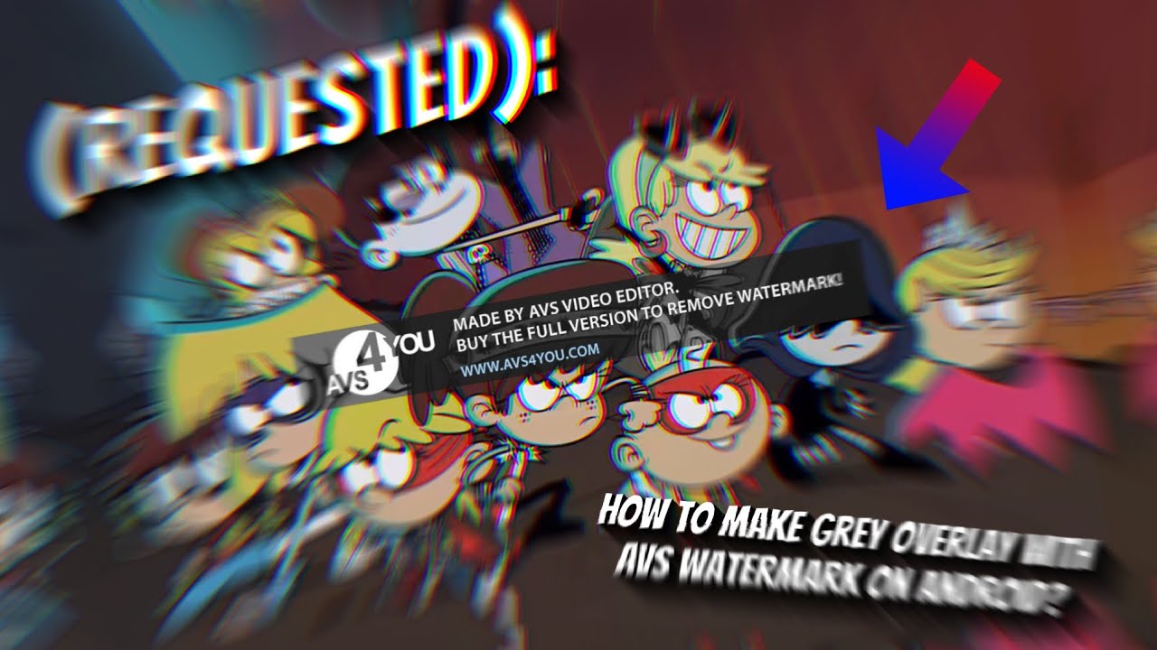 (REQUESTED) How to make grey overlay with AVS Watermark on Android.