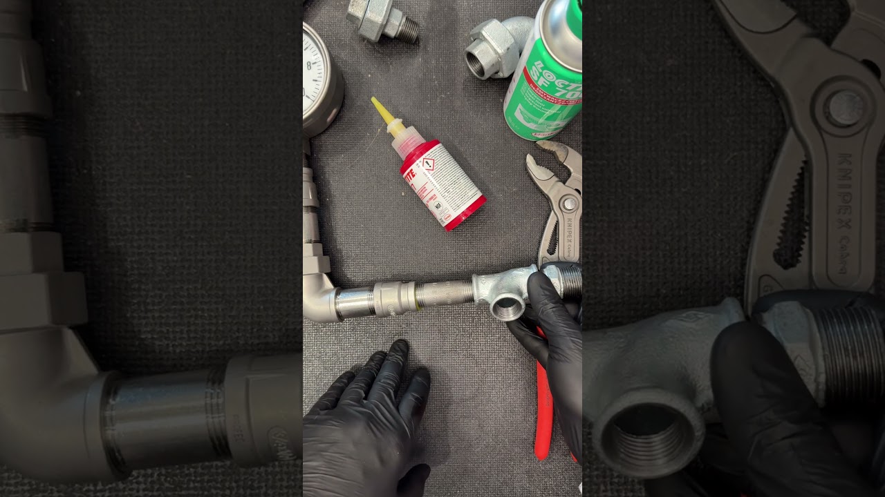 Klej do gwint&oacute;w Loctite 577. Jak nakładać, w 3 krokach ? #polberis #loctite #hydraulik #spawacz