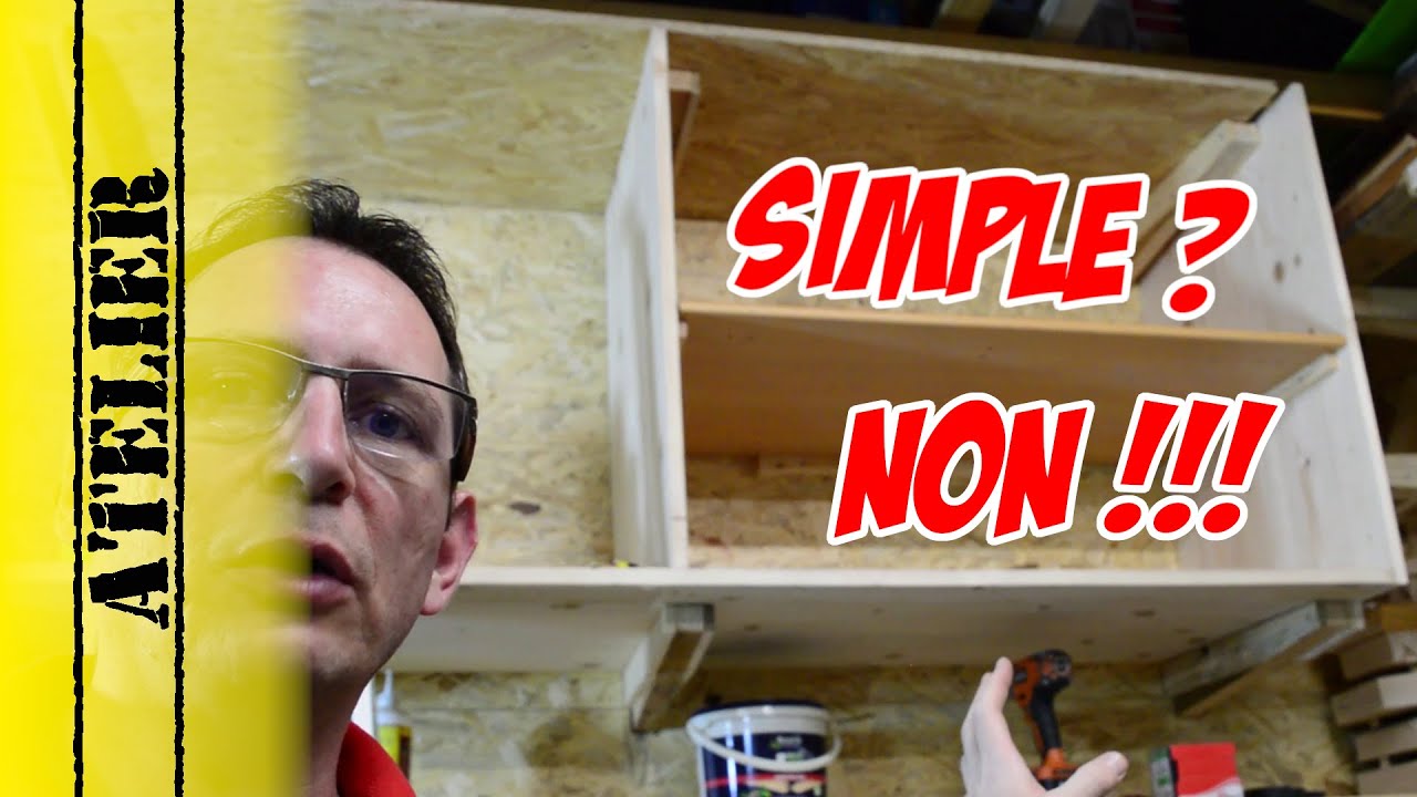 Aménagement du garage - le premier caisson (ça se passe pas bien)