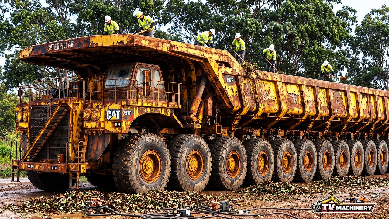 Hidden Monster Titan Found! Full Restoration of an Abandoned Caterpillar 797F Haul Truck