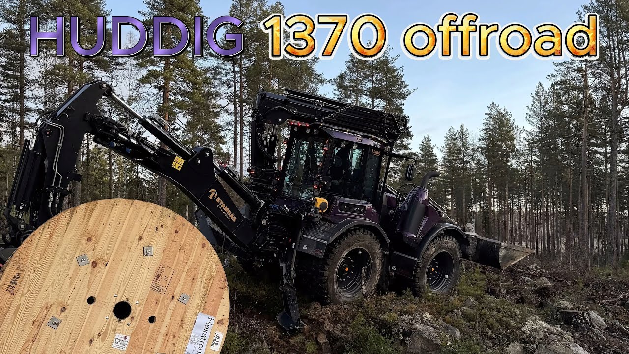 HUDDIG 1370 Cable going offroad