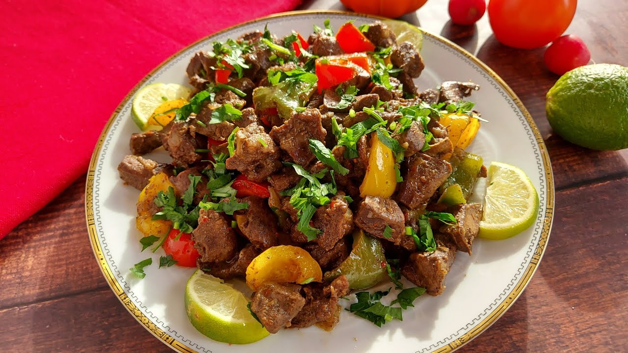 قلب الخروف بتتبيلة مميرة 😋 زكاوة وطراوة ما إلها حدود و طعم اطيب  من الهبرة 💪لا تفوتكم👍