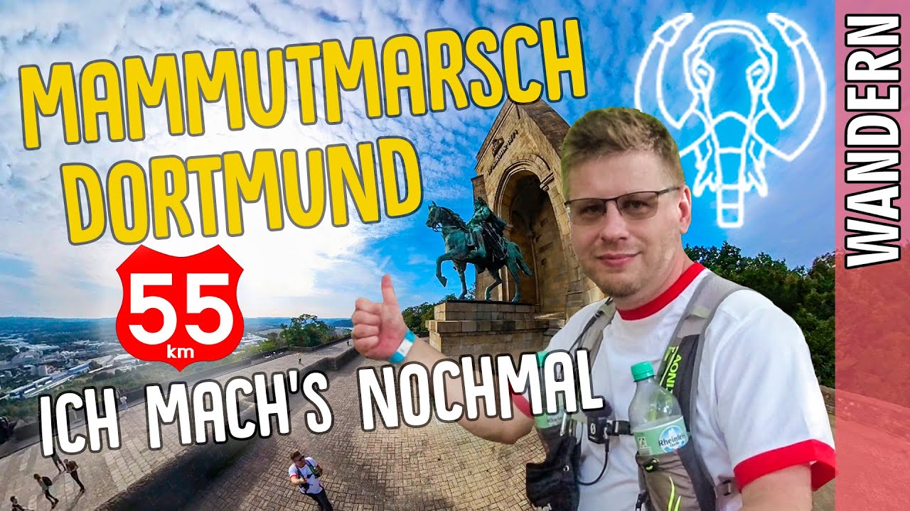 Mammutmarsch Dortmund 2023 55km | Ich wage es erneut | Wandern im Ruhrpott Ruhrgebiet