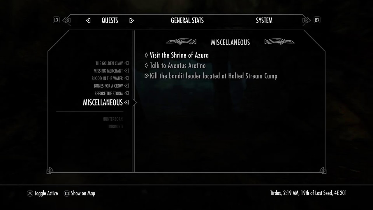 Skyrim stream