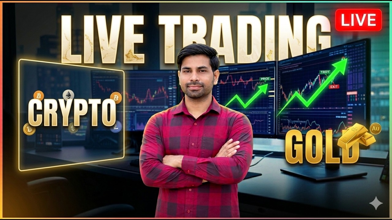 Crypto & Gold Live Trading | Live Crypto Analysis | Gold Analysis | BTC Live Trading | 28 June 2026