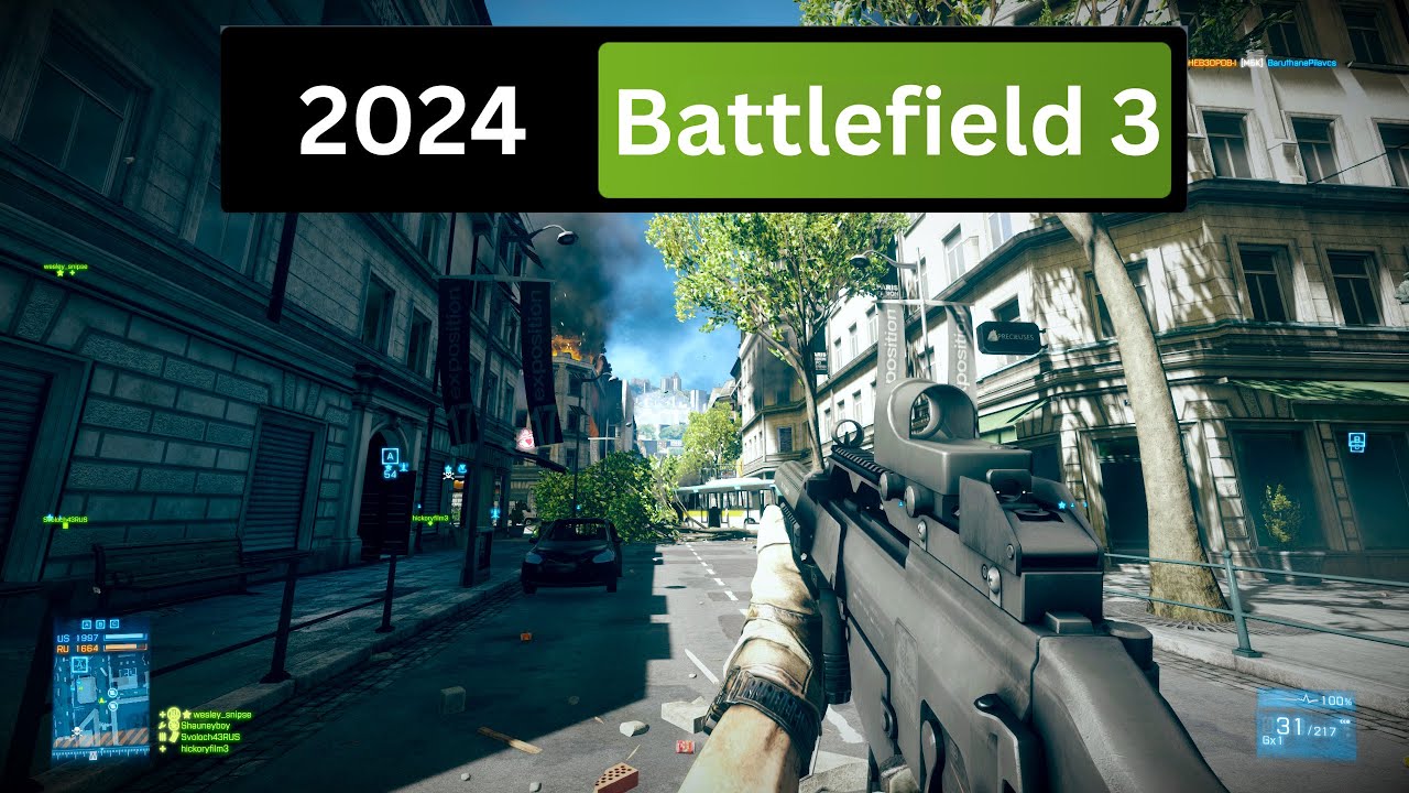 Многопользовательский режим Battlefield 3 в 2024 году