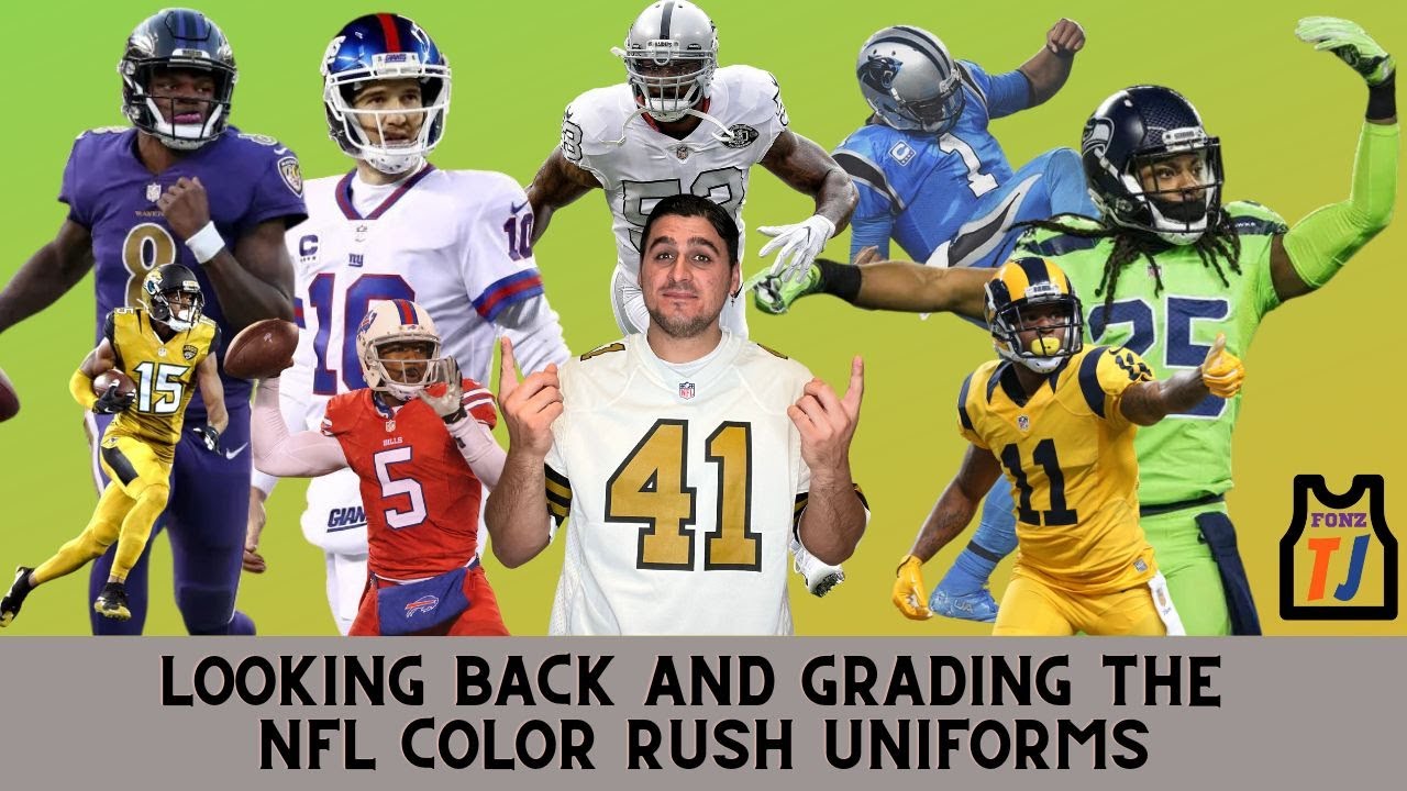 Looking Back at the NFL Color Rush Uniforms